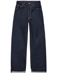 Nudie Jeans - Vaqueros Anchos Clean Eileen De Talle Alto - Lyst