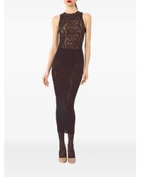 Wolford - Infinite Rose Floral-Pattern Bodysuit - Lyst