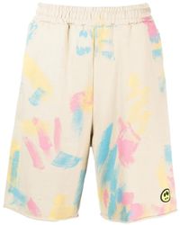 Barrow - Short Tie-Dye À Patch Logo - Lyst