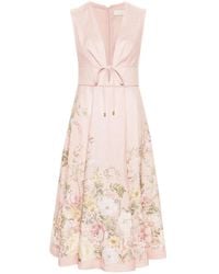 Zimmermann - Waverly Plunge リネンドレス - Lyst