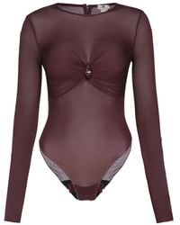 Elisabetta Franchi - Embellished-Detail Body - Lyst