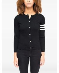 LA ROSE - Gestreept Vest Met Knopen - Lyst