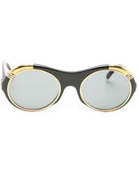 Cartier - 1991 Diabolo Round-Frame Sunglasses - Lyst