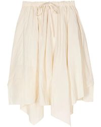 Forme D'expression - Drawstring-Waist Pleated Skirt - Lyst