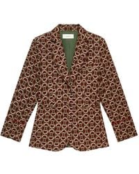 Maliparmi - Graphic Orbit Long-Sleeve Blazer - Lyst