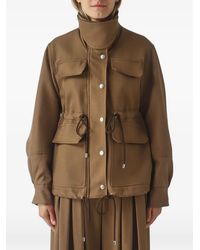 MEIMEIJ - Drawstring-Waist Pocket-Detail Jacket - Lyst