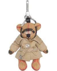 Burberry Thomas Bear Charm Keyring - Yellow