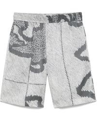 Feng Chen Wang - Shorts Mit Grafischem Print - Lyst