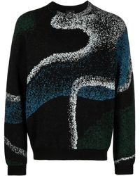 PS by Paul Smith - Intarsia-knit Crew-neck Jumper - Lyst