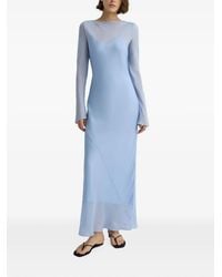 Bondi Born - Bias-Cut Silk Dress - Lyst