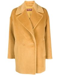 Max Mara - Gio Double-Breasted Alpaca Wool Blend Coat - Lyst