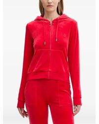 Juicy Couture - Zip-Fastening Front-Pockets Hoodie - Lyst