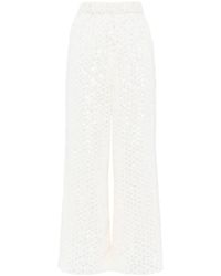 Needle & Thread - Pantalon Raindrop À Sequins - Lyst