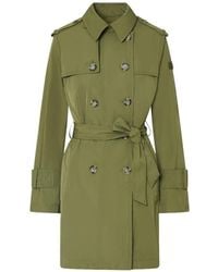 Peuterey - Abrigo con cinturón y botones - Lyst