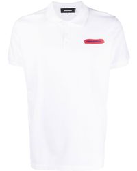 DSquared² - Poloshirt mit Logo-Print - Lyst