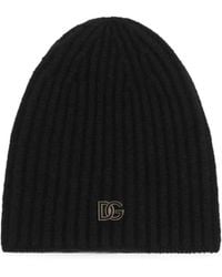 Dolce & Gabbana - English Rib Knit Hat - Lyst