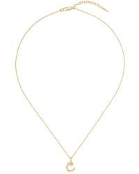 Missoma - Collier À Pendentif Molten Initial - Lyst