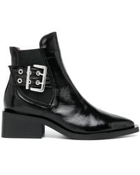 Ganni - Chunky Buckle チェルシーブーツ - Lyst