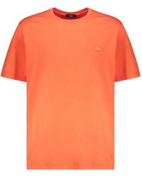 Herno - Round-Neck Cotton T-Shirt - Lyst
