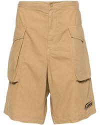Aspesi - Cargo-Shorts mit Logo-Patch - Lyst