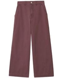 Chocoolate - Elasticated-Waist Cotton Wide-Leg Jeans - Lyst