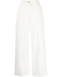 Gucci - High-waisted Wide-leg Jeans - Lyst