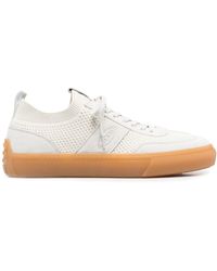 Tod's - Suede-panelled Low-top Sneakers - Lyst