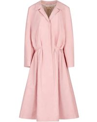Marni - Duster Cotton Coat - Lyst