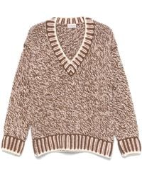 Moncler - V-Neck Sweater - Lyst
