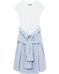 Juun.J - Shirted-skirt Midi T-shirt Dress - Lyst