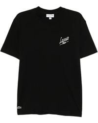 Lacoste - Camiseta con logo estampado - Lyst