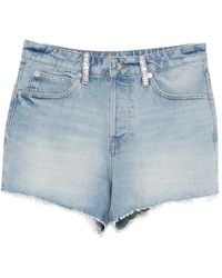 Alexander Wang - Five-Pocket Belt-Loop Shorts - Lyst
