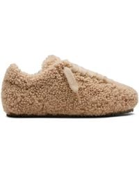 Axel Arigato - Tact Shearling-Effect Sneakers - Lyst