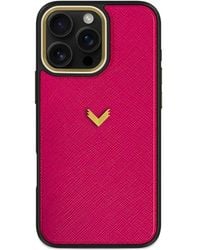 Velante - Saffiano Leather Iphone 16 Pro Max Phone Case - Lyst