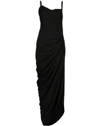 Jacquemus - Elegant Asymmetrical Long Dress - Lyst