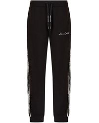 ARMANI EXCHANGE - Logo-Embroidered Track Pants - Lyst