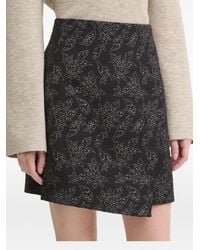 Bruuns Bazaar - Floral-Print Asymmetric-Design Mini Skirt - Lyst