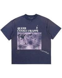 Boredom Kills - Graphic-Print Distressed T-Shirt - Lyst