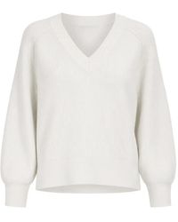 Patrick Assaraf - Ribbed-Knit Raglan-Sleeve Sweater - Lyst