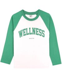 Sporty & Rich - Wellness Ivy Cotton T-shirt - Lyst
