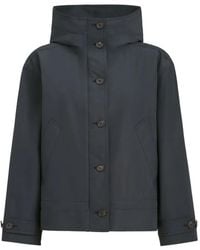 Brunello Cucinelli - Techno Cotton Taffeta Outerwear Jacket With Shiny Zipper Pull - Lyst