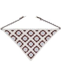 Maje - Crochet-Knit Scarf - Lyst