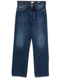 Staff Jeans & Co. - Jean Droit Lea À Logo Brodé - Lyst