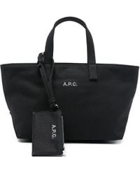 A.P.C. - A. P.C. "Le Drummer Toile" Borsa A Mano Piccola - Lyst
