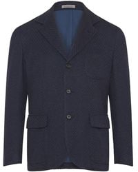Corneliani - Knitted Blazer - Lyst