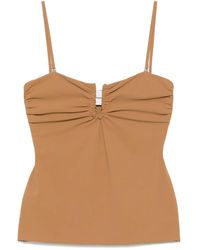 Nanushka - Ruched-Detail Top - Lyst