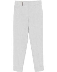 Peserico - Cuffed Tailored Trousers - Lyst