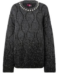 Pinko - Pull Orné De Cristaux À Sequins - Lyst