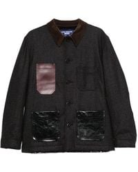 Junya Watanabe - Jacke Im Patchwork-Look Mit Cordkragen - Lyst
