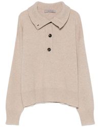 D.exterior - Jersey Con Cuello De Polo Y Botones - Lyst